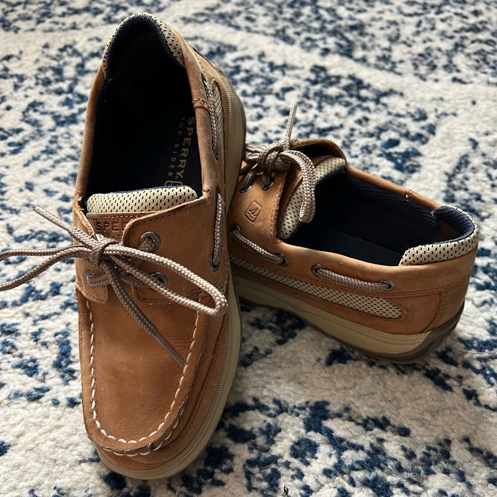 Kids Sperry Top Sider leather boys 2.5